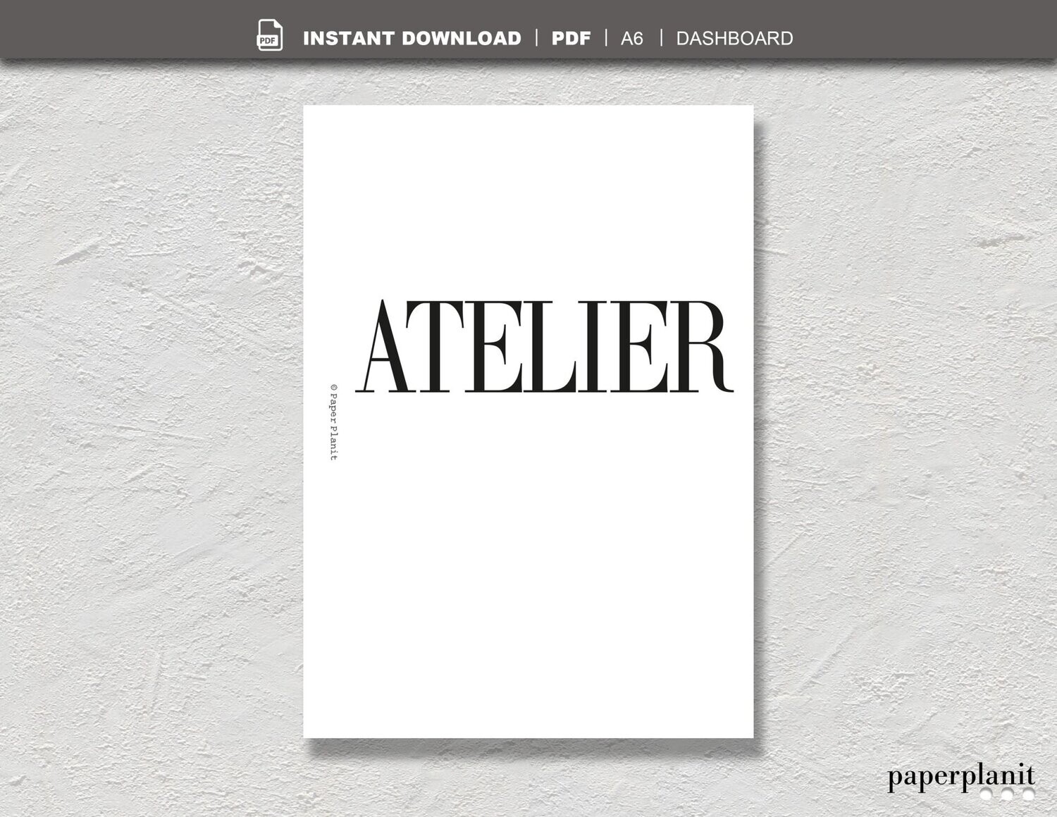Dashboard Atelier A6