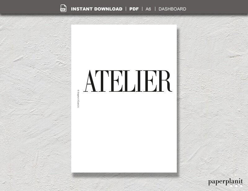 Dashboard Atelier A6