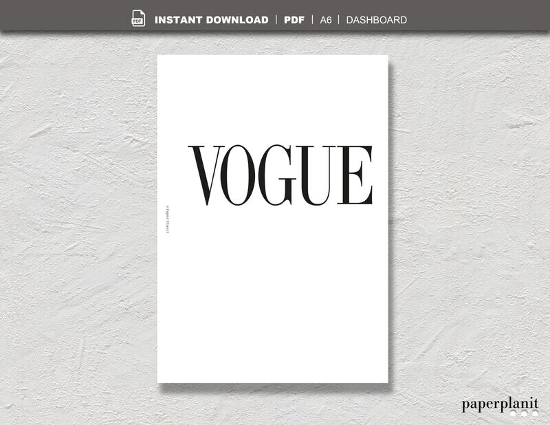 Dashboard Vogue A6