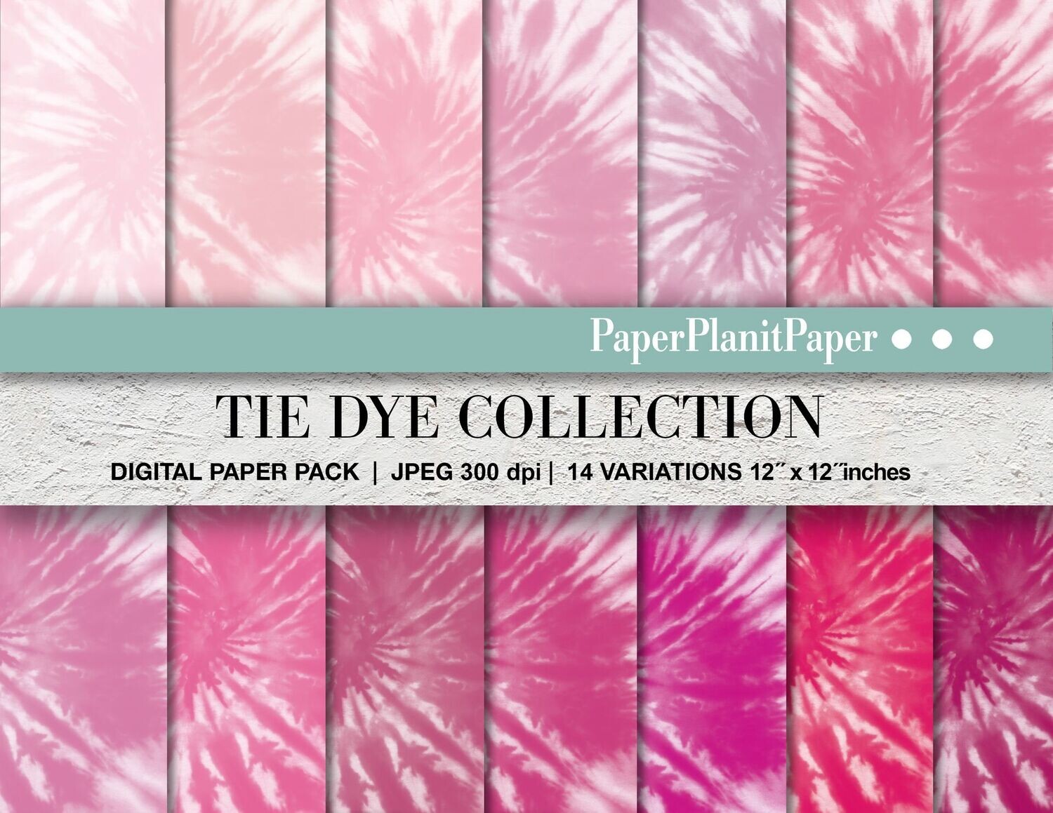 Pink Tie Dye Paper