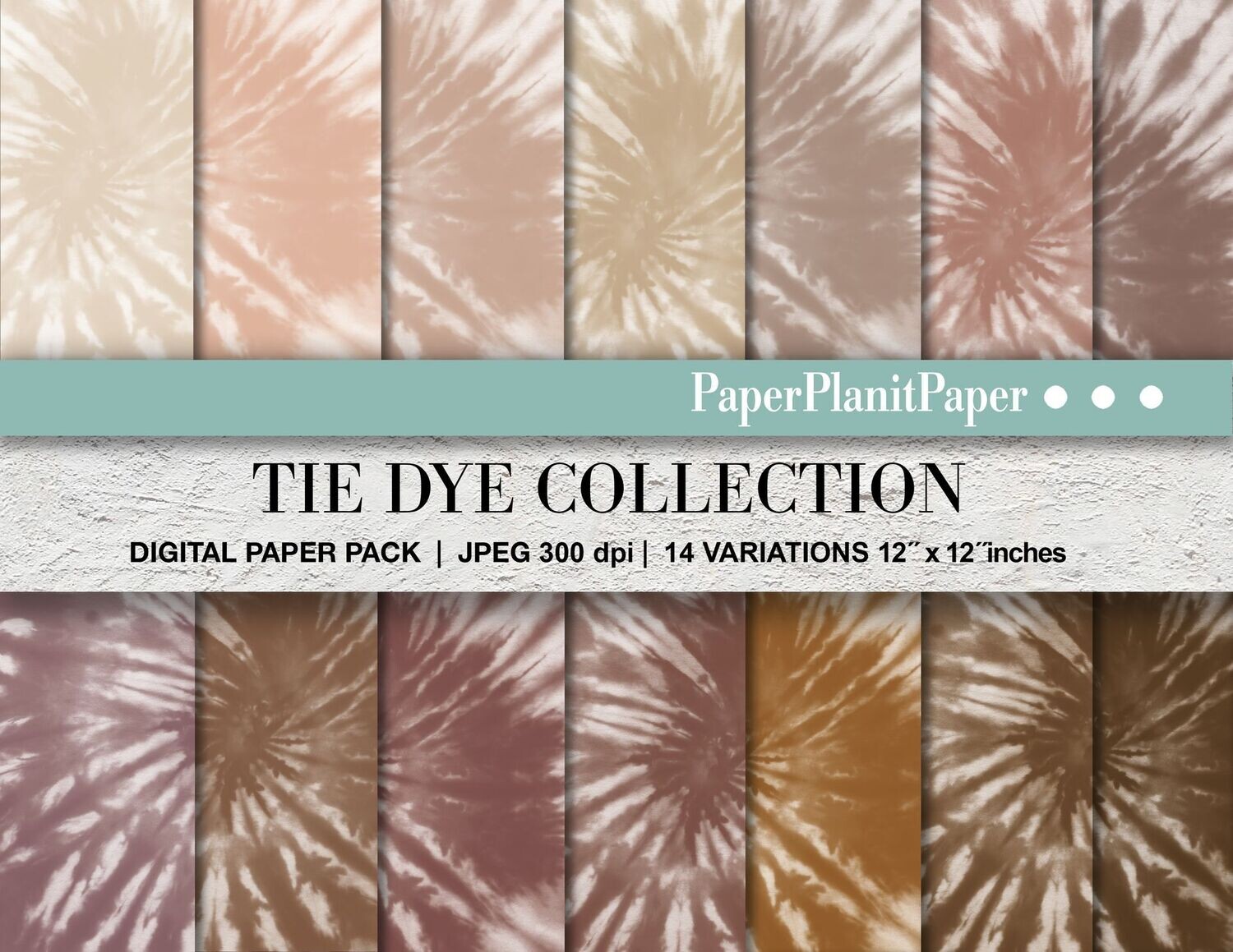 Brown Tie Dye Paper