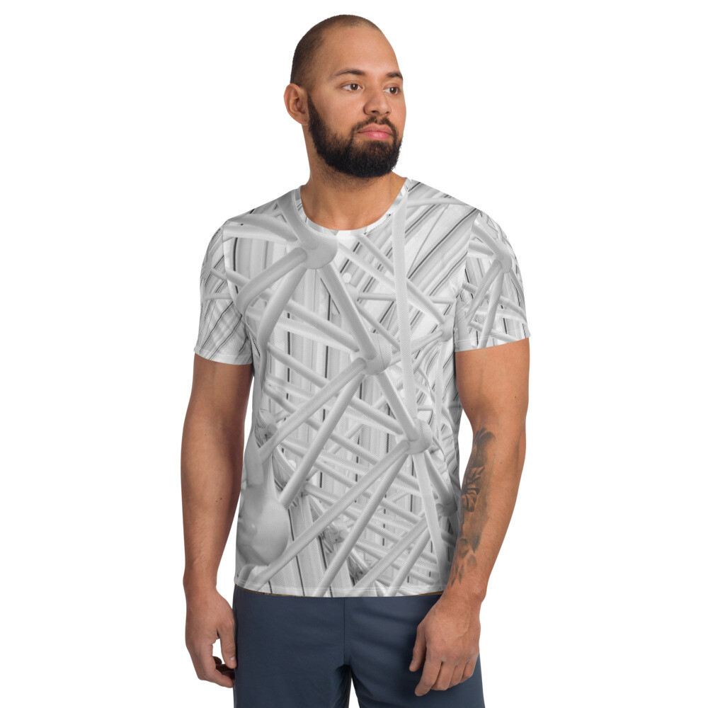 All-Over Print Männer Shirt &quot;Metrisch&quot;