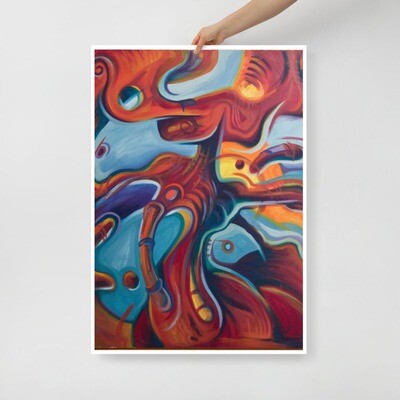 Poster &quot;Blau Solar&quot;