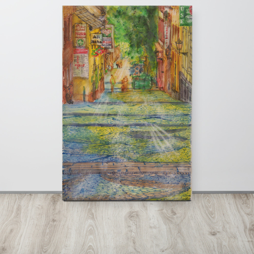 Leinwand &quot;Altstadt&quot;