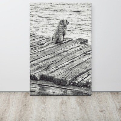 Leinwand &quot;Warten auf Godot&quot;