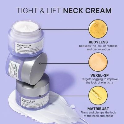 Tighten and Lift Neck Cream and key ingredients