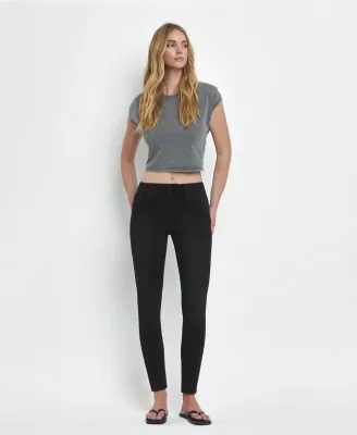 Mid Rise Black Skinny Jean