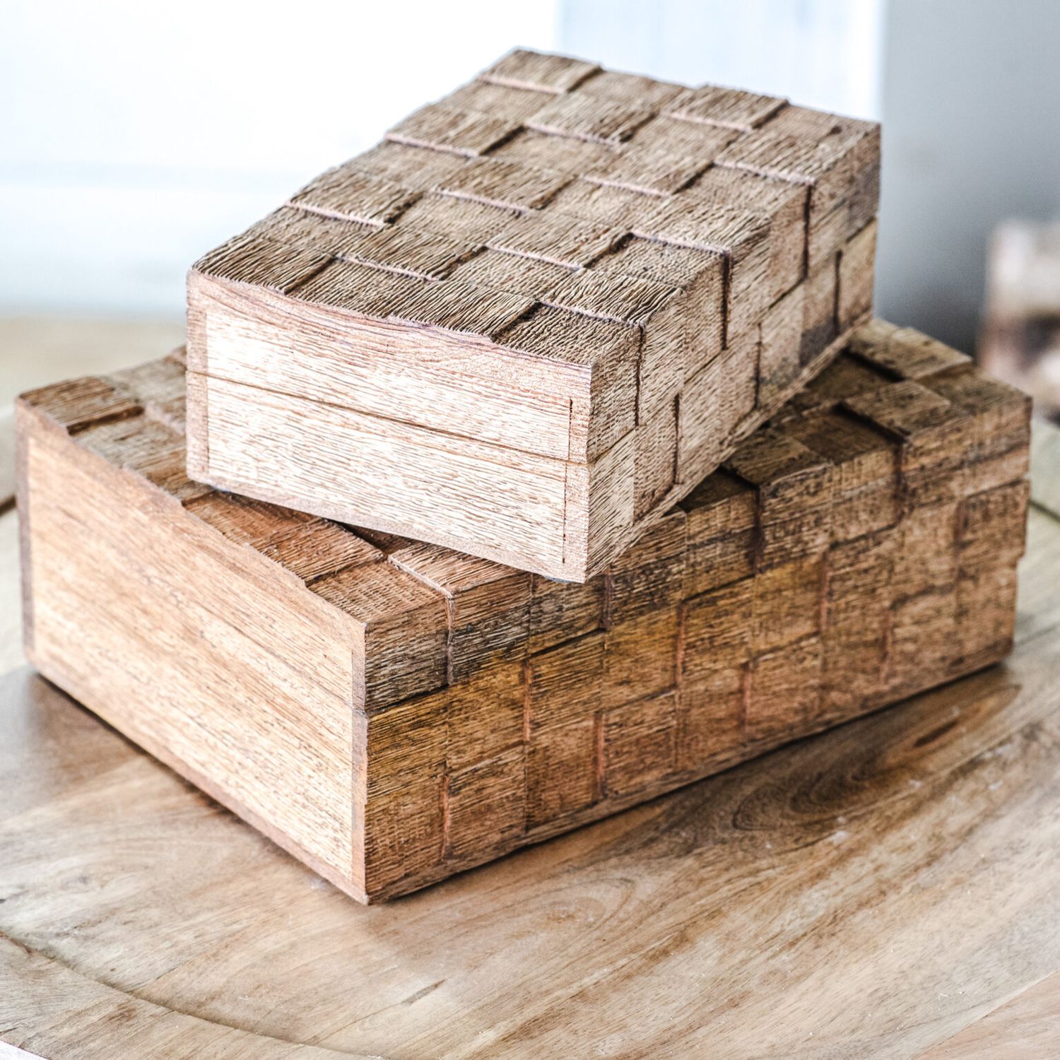 Wood Weave Box