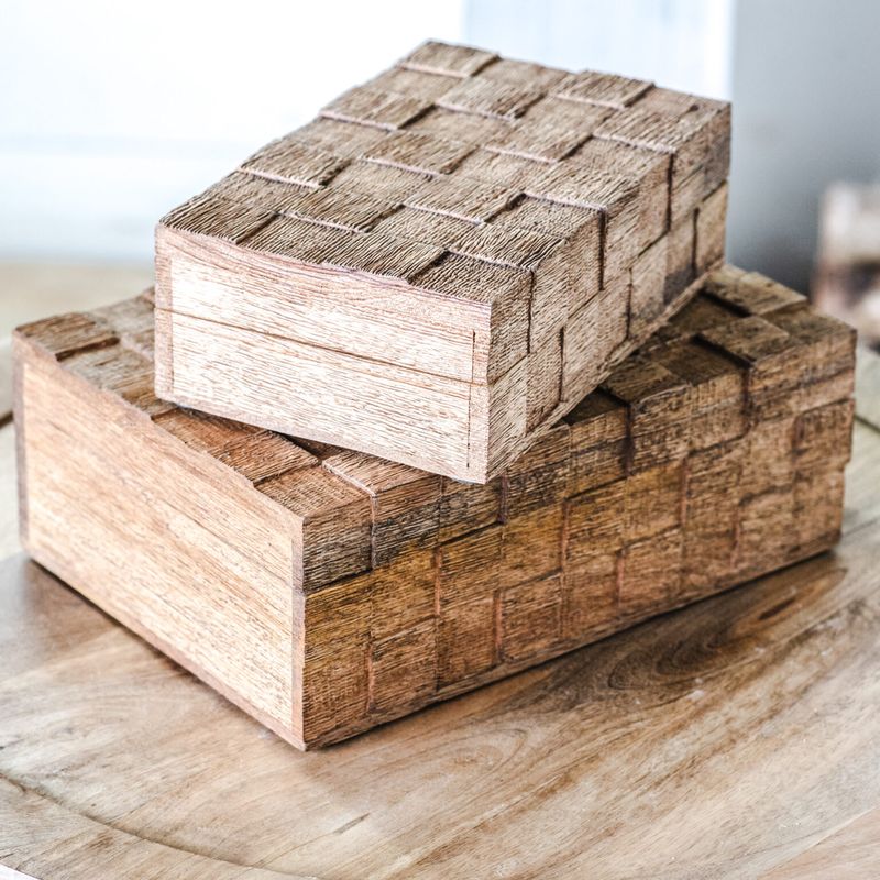 Wood Weave Box