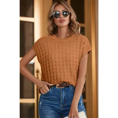 Camel Sweater Vest