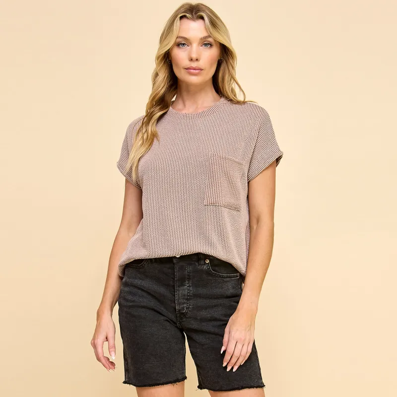 Acorn Ribbed Top