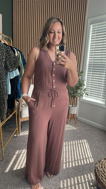V-Neck Jumpsuit
