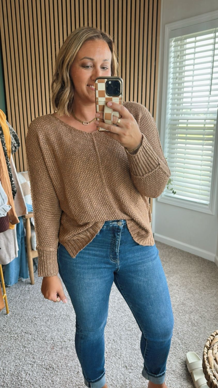 Reverse Seam Sweater