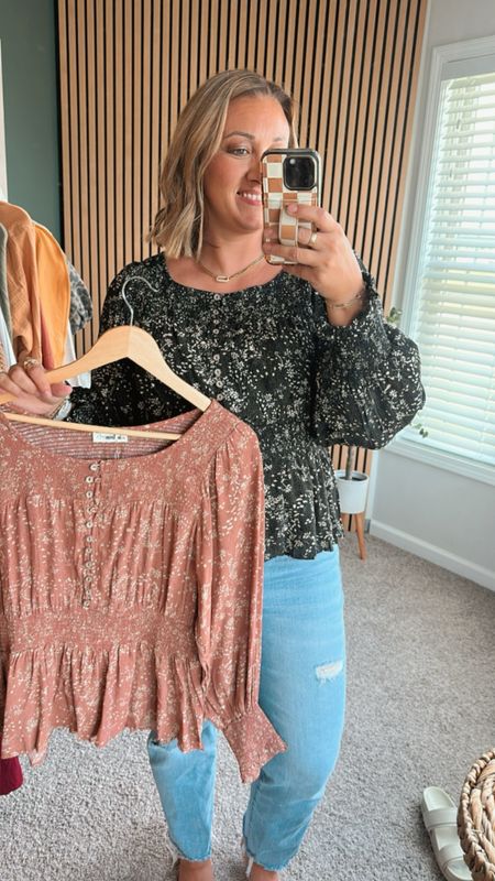 Floral Smocked Top