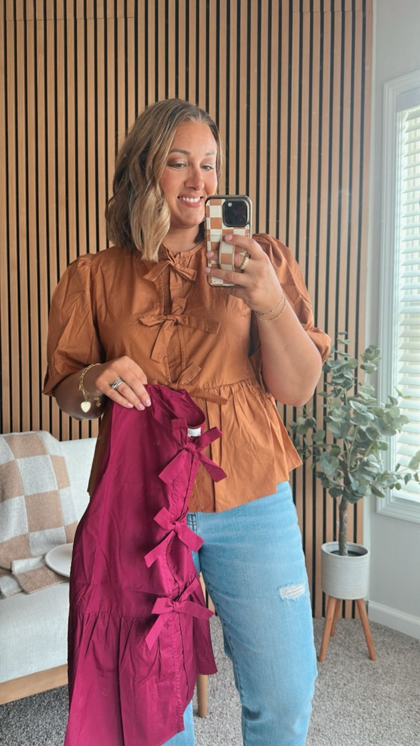Front Tie Blouse