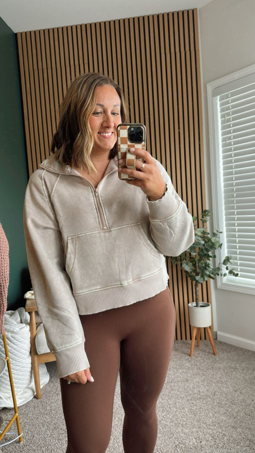 Half Zip Pull Over