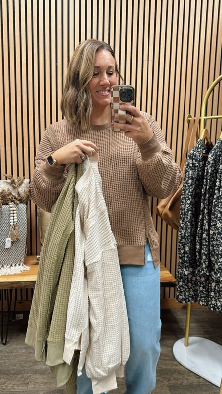 Oversized Waffle Knit