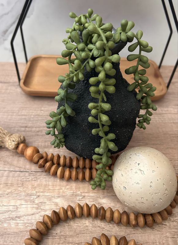 Black Sand Vase