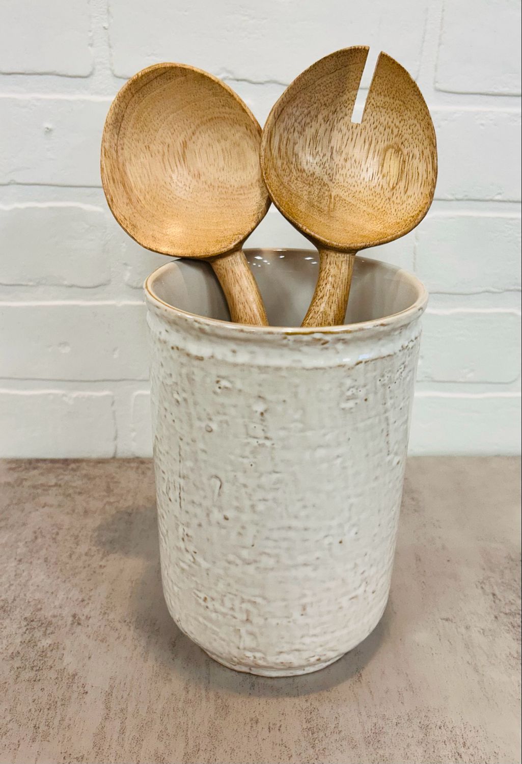 7.3" Wht Utensil Holder