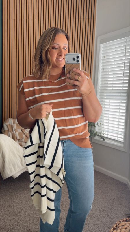Stripe Crewneck