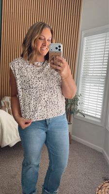 Print Side Knot Vest