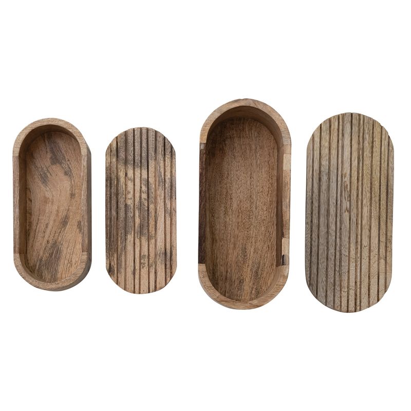 Oval Mango Box w/Lid