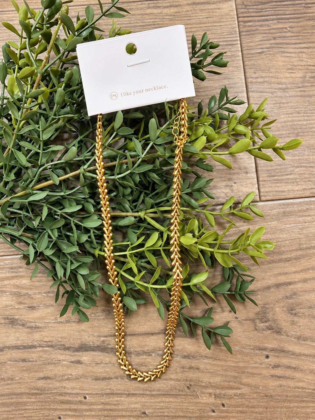 Chevron Chain Necklace