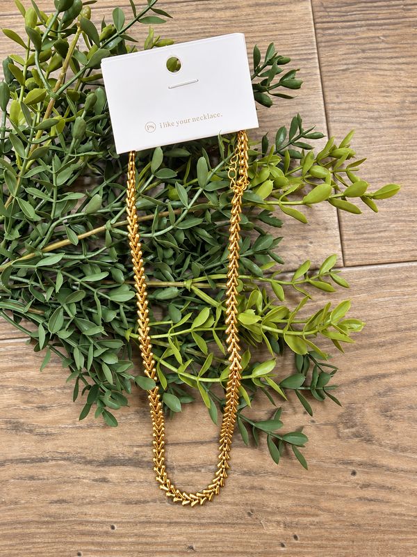 Chevron Chain Necklace