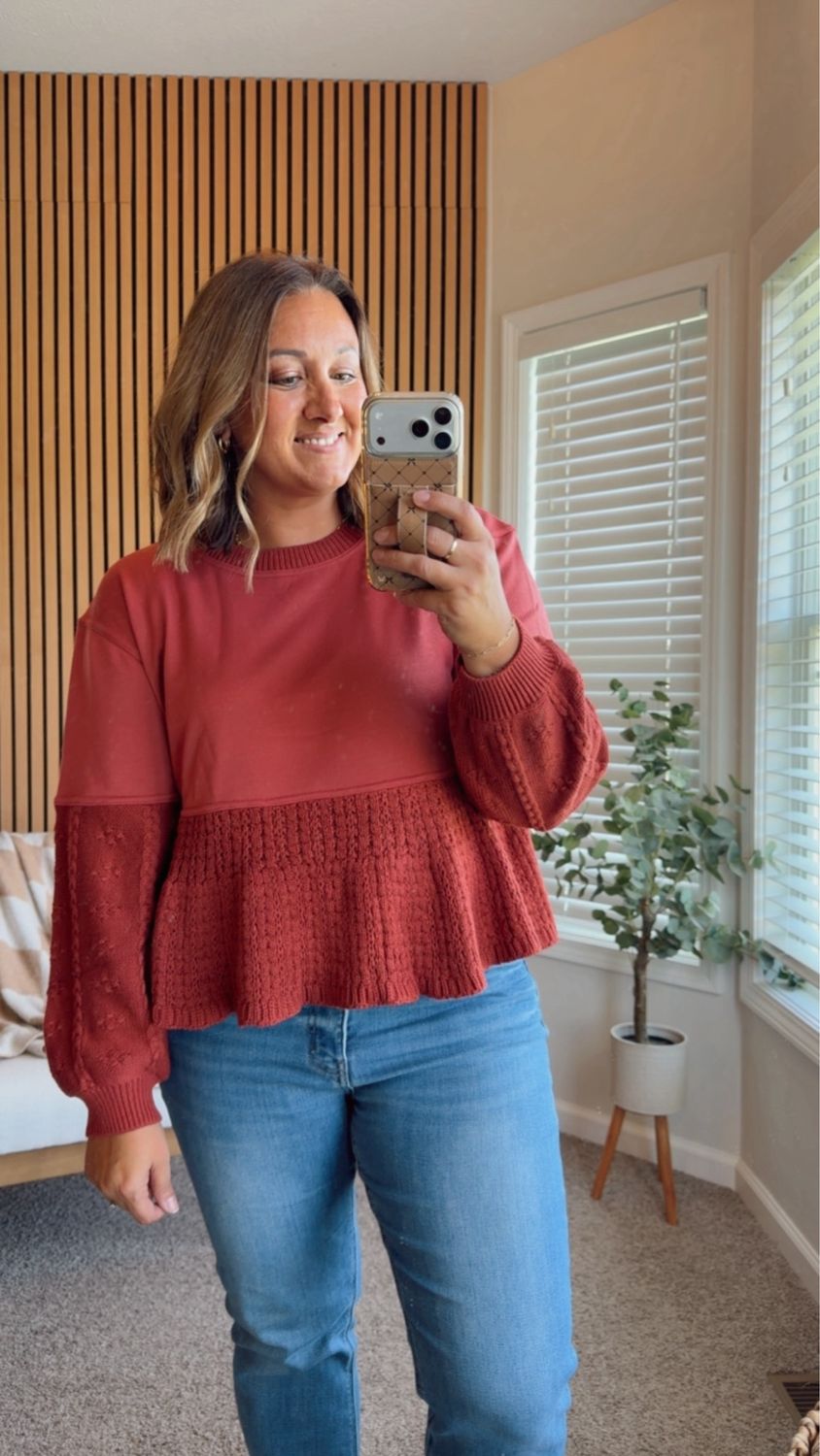 Mixed Media Sweater