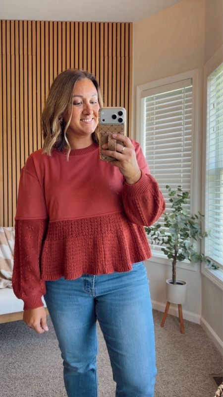Mixed Media Sweater