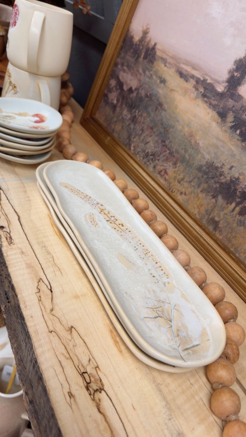 Floral Painted Platter