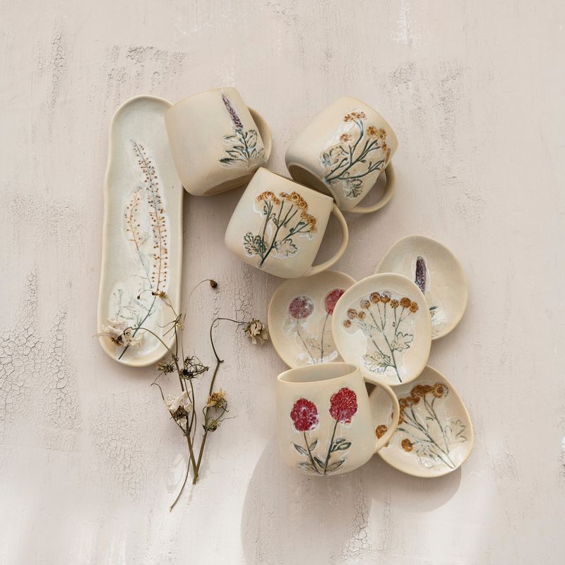 Floral Painted Platter