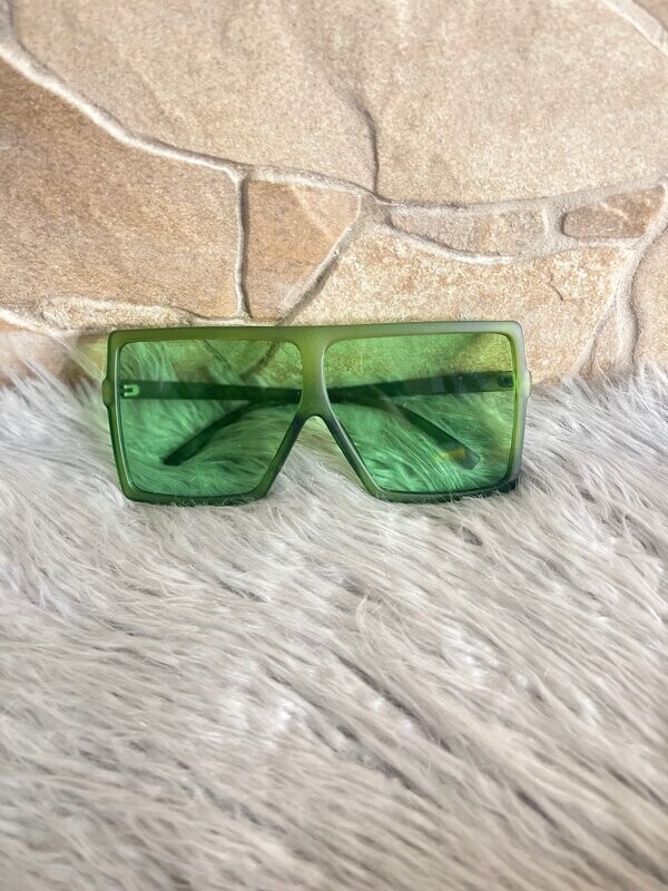 Money Green Matte Oversize Sun glasses Money Green Matte Oversize Sun glasses