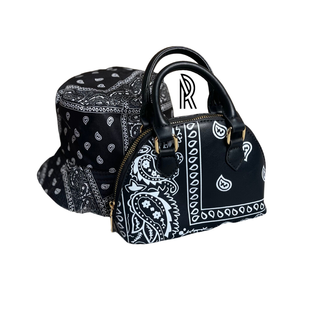 Black Bandanna Matching Set