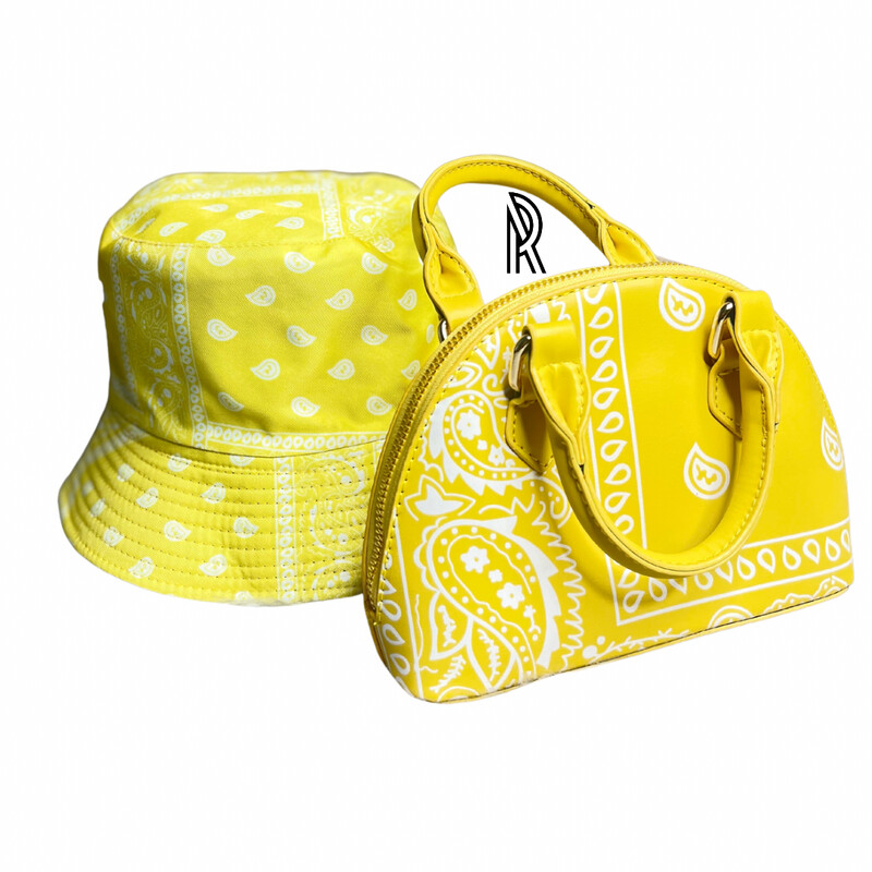 Yellow Bandanna Matching Set