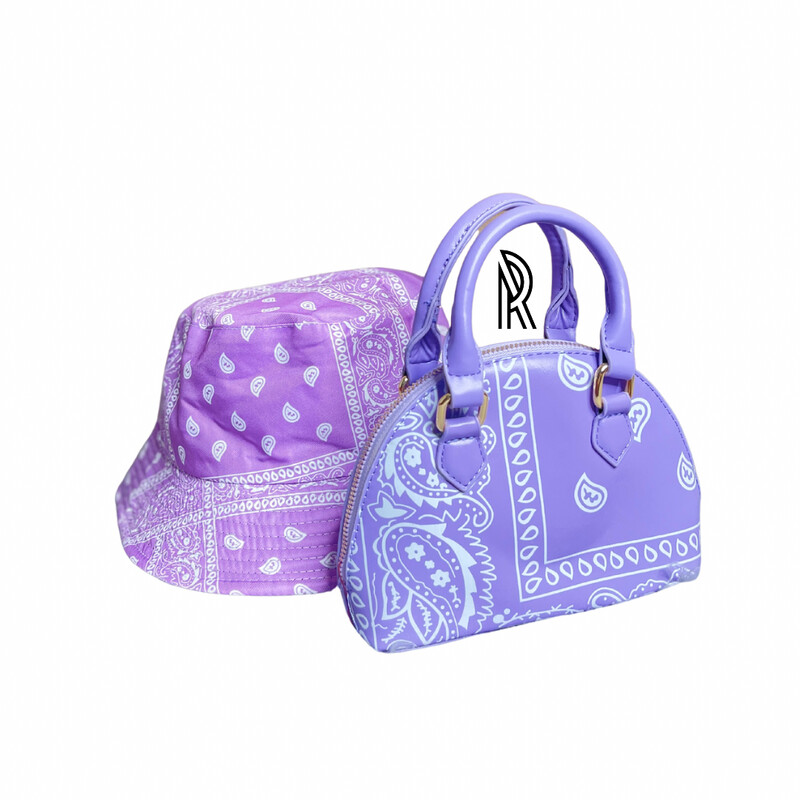 Purple Bandanna Matching Set