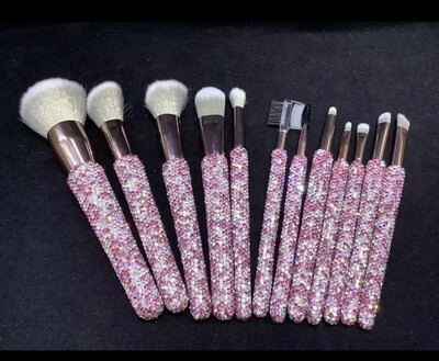 Empress Desires Wealth extreme Rhinestone encrusted Beauty brushes 4 Colors!