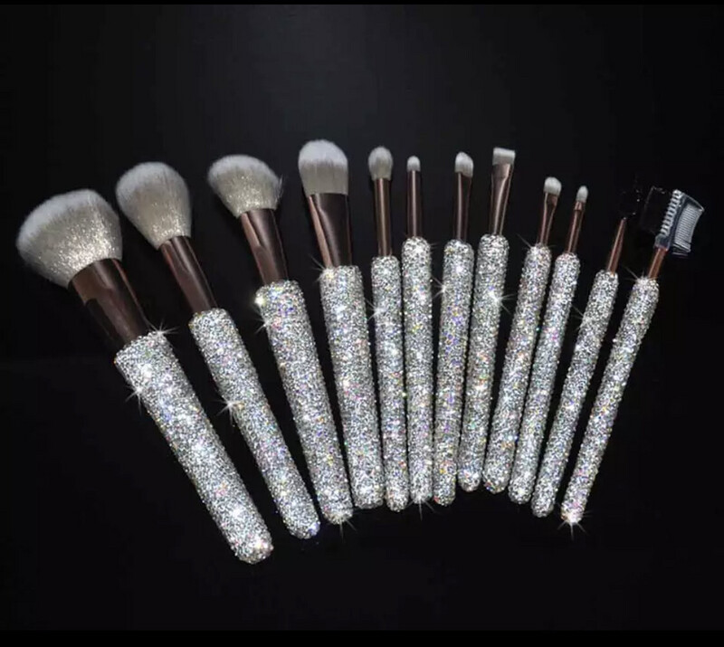 Empress Desires Wealth extreme Rhinestone encrusted Beauty brushes 4 Colors!