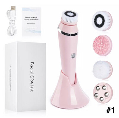 Empress Wishes 4 Harmony 4 head SkinCare cleansing Electric brush 3 colors!