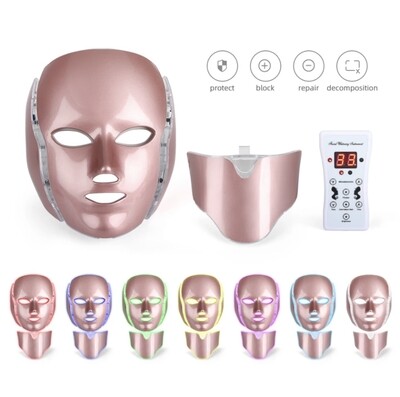 Empress Wishes 4 Healing Rose Gold&amp; Gold Led Therapy Face Mask