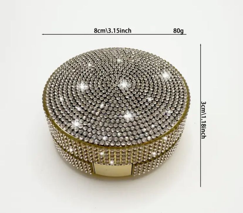 Empress powder Puff Case &amp; Mirror!