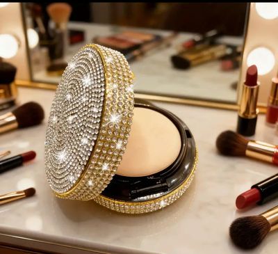 Empress powder Puff Case &amp; Mirror!