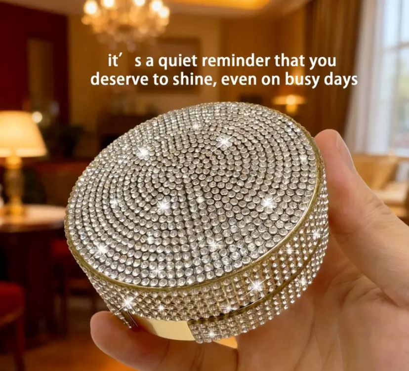 Empress powder Puff Case &amp; Mirror!