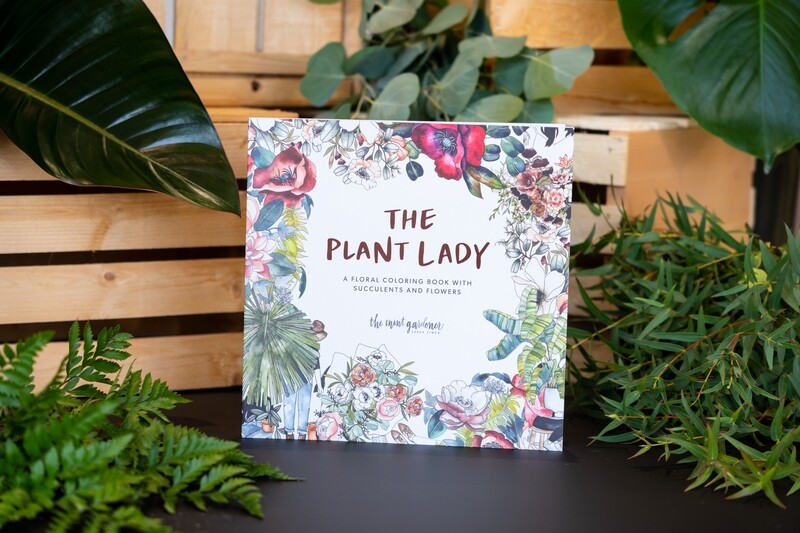 THE PLANT LADY COLORING BOOK