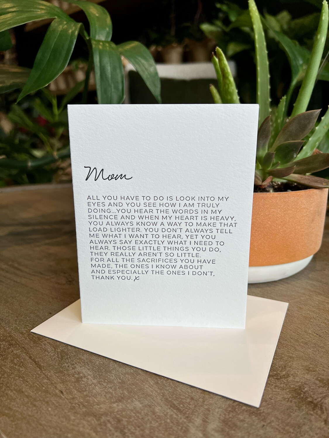 LETTER TO MOM GREETING CARD EDITION 2