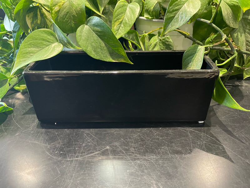 BLACK RECTANGLE CERAMIC 12
