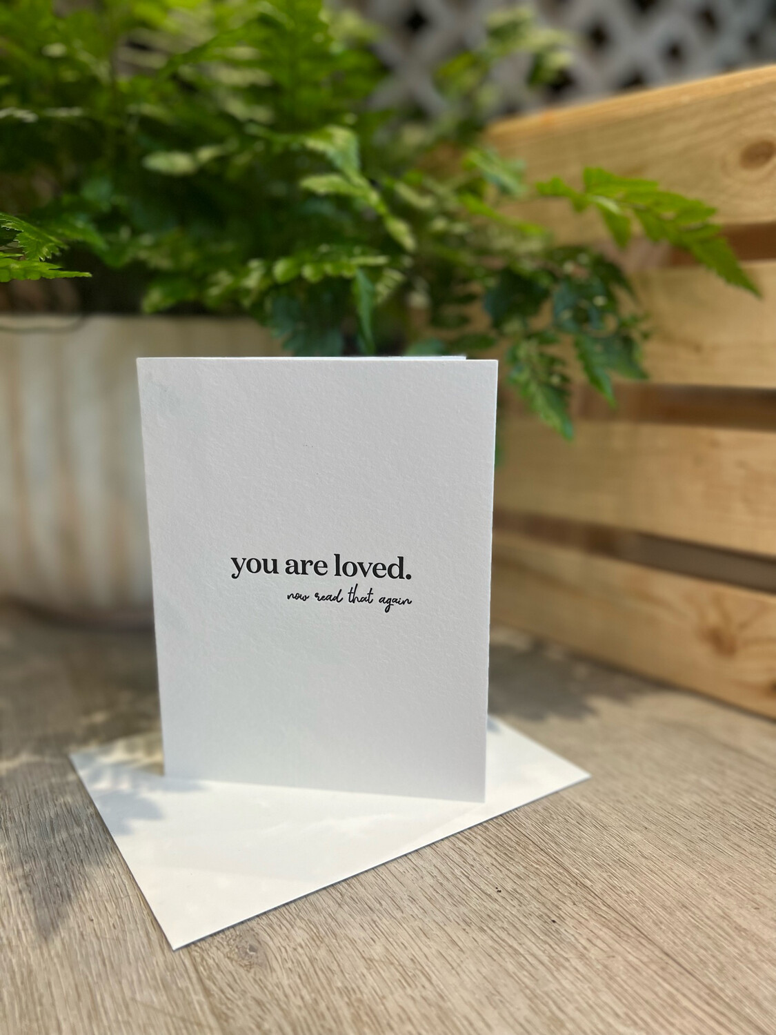 YOU ARE LOVED GREETING CARD