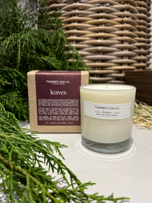 LEAVES SOY CANDLE 8oz