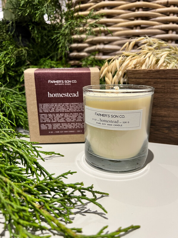 HOMESTEAD SOY CANDLE 8oz