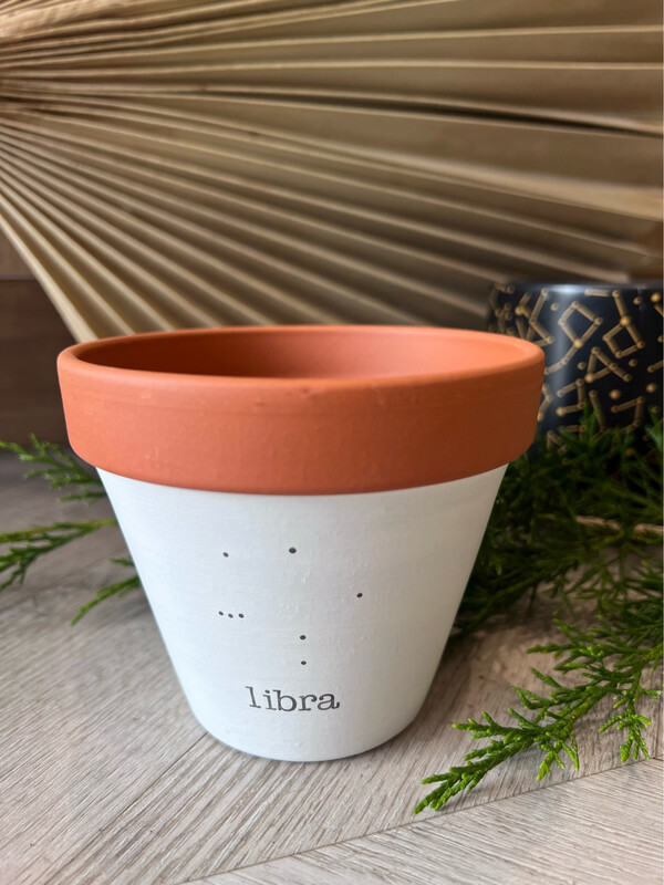 ZODIAC PLANTER LIBRA 4"